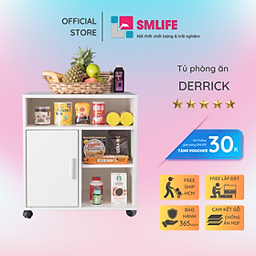 Mua Tủ phòng ăn bằng gỗ kiểu dáng nhỏ gọn SMLIFE Derrick