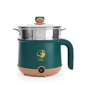 Mua Nồi lẩu điện mini 1L 2 tầng đa năng tặng xửng hấp inox - hàng nhập khẩu