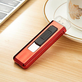 Thuận lợi nhất 033 nhựa mạ điện sạc bật lửa thoát nước nâng cấp dây sưởi điện nhẹ hơn lụa tùy biến LOGO - màu đỏ