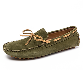 LCRTZKG Giày thể thao nam mới Giày da nam Loafers Moccasins Giày chống trượt nam Giày lái xe nam Thời trang giày nam Kích thước 38-47