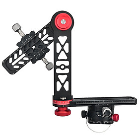 Andoer 720 Degree Panoramic Head Panoramic Support Stand Gimbal Tripod Ball Head Compatible with Canon Nikon Sony Pentax