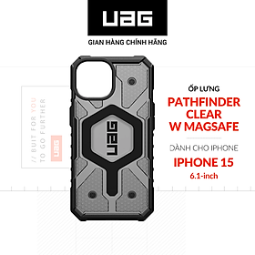 Ốp Lưng Chống Sốc UAG Pathfinder Clear Hỗ Trợ Sạc Magsafe Cho iPhone 15 [6.1 INCH] - Hàng chính hãng