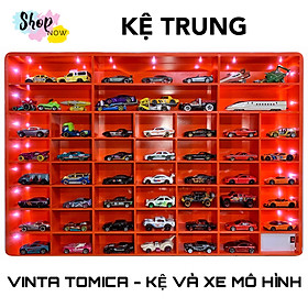 Phiên Bản Cam Nổi Bật Kệ Trung Xe Mô Hình Hotwheels Tomica 