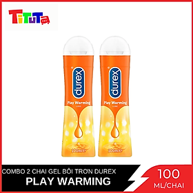 Combo 2 Chai Gel Bôi Trơn Durex Play Warming Chai 100ml X2