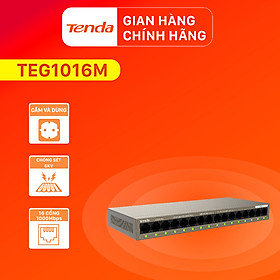Mua Tenda Bộ chia mạng Switch TEG1016M 16 cổng Ethernet 1000Mbps - Hàng chính hãng