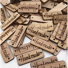 Tag gỗ chữ handmade