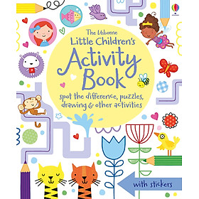 Sách tương tác thiếu nhi tiếng Anh - Little Children's Activity Book spot-the-difference, puzzles, drawings & other activities