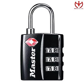 Ổ khóa số TSA Master Lock 4680 (Đen, Nikel) - MSoft