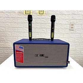 Mua Loa kéo xách tay thùng bọc da cao cấp 2 bass đôi 16 và 2 chép tay micro cao cấp chuyên karaoke và nghe nhạc Bellplus (hàng chính hãng)