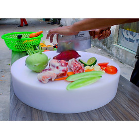 Mua (50cm dày 10cm) THỚT NHỰA NHÀ HÀNG/ có quai xách. khách sạn/công nghiệp/ hàng nguyên khối  chất liệu PE cao cấp.