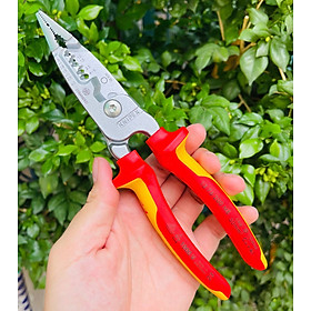 Mua KIỀM LẮP ĐIỆN ĐA NĂNG KNIPEX 13 76 200 ME WIRESTRIPPER CÁCH ĐIỆN 1000V L70010 2305