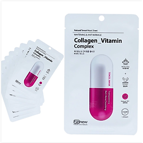 Hộp 10 miếng mặt nạ Collagen Cao cấp Hàn Quóc BENEW - Collagen Vitamin Complex siêu dưỡng chống lão hóa