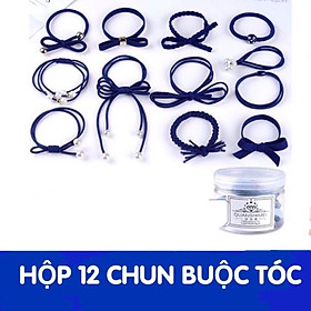 Hộp chun buộc tóc 12 chiếc