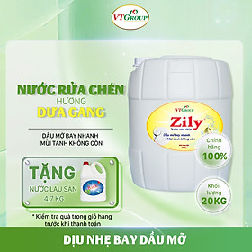 Nước rửa chén can 20kg - Tặng 1 lau sàn 4.7kg