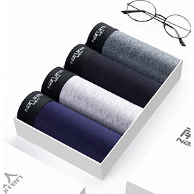 Hộp 4 quần lót nam Boxer Nanjiren ( quần sịp đùi ) hàng nhập câp cấp QL4