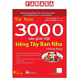 Sách - Tự Học 3000 Câu Giao Tiếp Tiếng Tây Ban Nha Thông Dụng