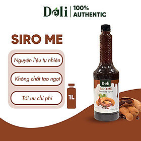 Siro Me Déli - 1 lít - đậm đặc, thơm ngon chuyên dùng pha chế trà trái cây, soda