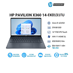 Mua Laptop HP Pavilion X360 14-ek0131TU 7C0P6PA i3 1215U | 8GB | 256GB|UHD Graphics|Win11 - Hàng chính hãng