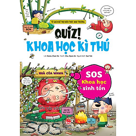 Sách Comic - Quiz! Khoa Học Kì Thú - Sos Khoa Học Sinh Tồn