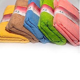 Khăn gội đầu, khăn lông cotton 35 cm x 80 cm 