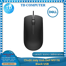 Mua Chuột máy tính có dây Dell MS116 Black - Hàng chính hãng FPT phân phối