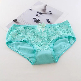 Quần Lót Nữ Cotton Phối Ren Hoa kháng khuẩn cạp ôm trẻ trung quyến rũ mẫu 8031