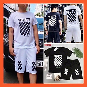  Bộ mặc nhà white thời trang nam, bộ thể thao, bộ tập gym, bộ đá bóng