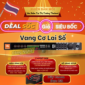 Mua Vang Cơ Lai Số JBI (X-10)- Phiên bản Mới - CHIP DSP Effect (Echo -+ Rever mền mại) - Chống Hú FBX 4 cấp độ - Hàng Nhập Khẩu