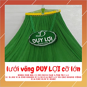 Mua võng lưới Duy Lợi cỡ lớn chính hãng-quà tặng 10 móc áo Duy Lợi