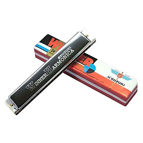 Mua Kèn Harmonica Suzuki Winner W-24 Lỗ Tremolo Tone C Đô Trưởng