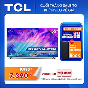 Google Tivi iFFALCON 4K 55inch 55U62 - Hàng chính hãng - Bảo hành 2 năm