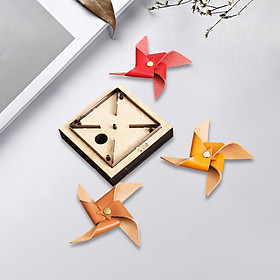Wooden Windmill Templates Leather Cutter  DIY Metal Pendant Templates Die Cutting