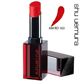 Son Shu Uemura Rouge Unlimited Amplified Matte AM RD 163 Màu Đỏ Tươi Thuần (Chất Son Lì Có Dưỡng)