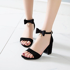 >> BÁO GIÁ GIÀY SANDAL NỮ PHONG CÁCH HÀN QUỐC TRT-SDNU-02 | Shopee Lazada Sendo Tiki mới nhất 82 Sandal/ Giày Cao Gót Nữ Đẹp Quai Cài Ngang Phối Nơ Xinh Xắn Đế Vuông Cao Cấp Cao 7 Cm Phong Cách Hàn Quốc Mới.