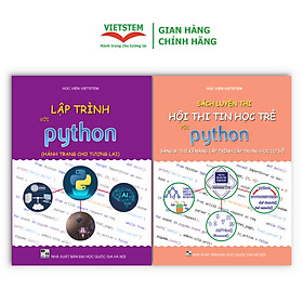 Hình ảnh Combo 2 sách Lập trình với Python cơ bản và nâng cao