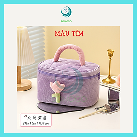 - Túi đựng mỹ phẩm, đồ trang điểm chất liệu nhung cao cấp, phong cách Hàn Quốc-CHỌN MẪU- Túi đựng đồ cá nhân du lịch travel -MẪU MỚI