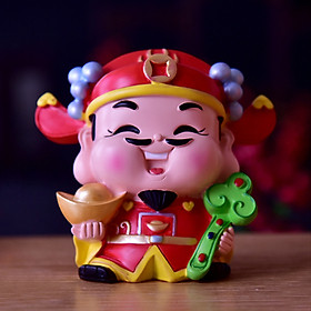Tượng chibi Thần Tài Như Ý Cát Tường 12.5cm