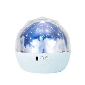 Night Light Projector Kids Children Bedroom 360° Rotating Planet Led Night Lighting Lamp Colorful Starry Universe Ocean