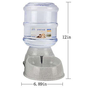 Bát Ăn Và Bình Nước Tự Động Cho Chó Mèo Dung Tích 3,5L - Halo