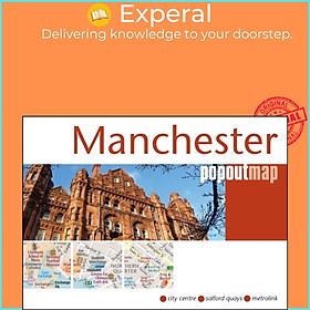 Hình ảnh Sách - Manchester PopOut Map - Pocket size, pop-up map of Manchester city centre by  (UK edition, paperback)