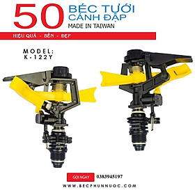 Mua Béc tưới cánh đập tùy chỉnh góc   béc tưới xoay 360 độ  Combo 50 béc tưới cây - K122Y