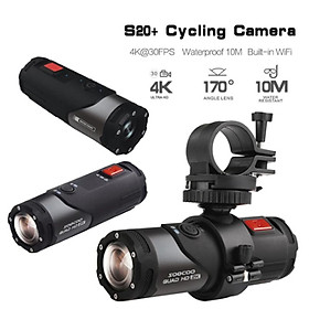 Camera hành động S20 4K Xe máy chuyên nghiệp xe máy thể thao hành động cam 10m không thấm nước cho xe đạp xe đạp quay video