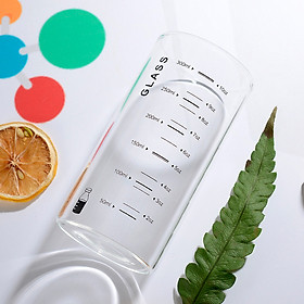 Ly Thủy Tinh Pha Sữa Có Vạch Chia Định Lượng 300ml