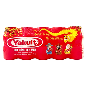 Lốc 5 Chai Sữa Uống Lên Men Yakult 5x65ml