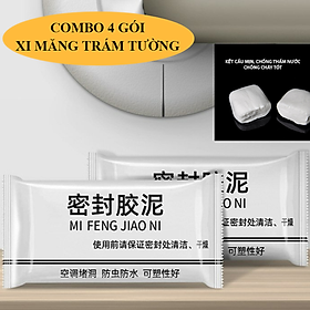 Mua Set 4 Gói Đất Sét Xi Măng Trắng Vá Trám Tường Bịt Lỗ Điều Hoà Chống Thấm Cách Nhiệt Sửa Chữa Nhà Của Tiện Lợi  Keo đất