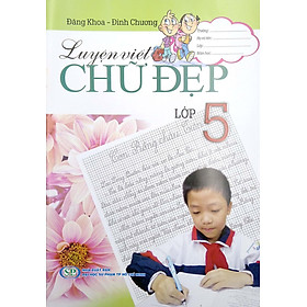 Sách - Luyện Viết Chữ Đẹp Lớp 5
