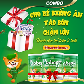 Combo 3 lon sữa mát tăng cân, cải thiện biếng ăn