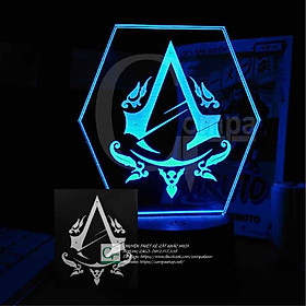 Mua Đèn Ngủ Game Đèn LED 3D Assassin s Creed Sign GASC0101 16 màu tùy chỉnh - Compa Shop