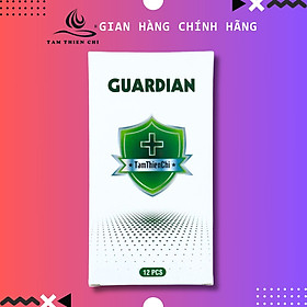 Bộ 12 cái bao cao su Tâm Thiện Chí Guardian mỏng trơn