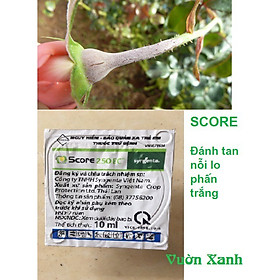 Thuốc đặc trị phấn trắng, đốm lá trên hoa cay cảnh SCORE 250EC 10ml